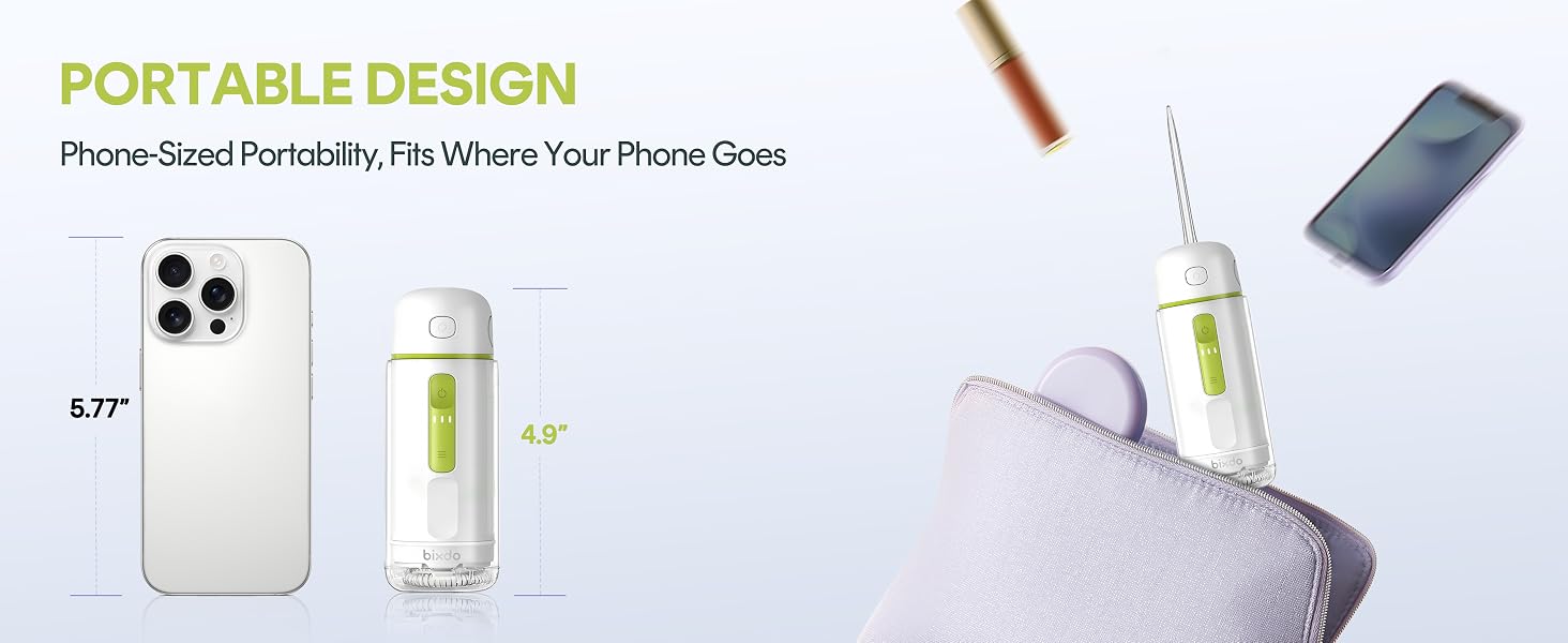 bixdo A30 PE Travel Size Water Flosser