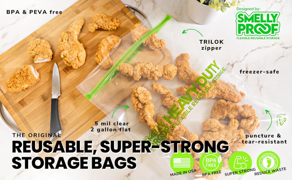 Kitchen organization lunch bag food storage containers reusable meal prep ziploc bags