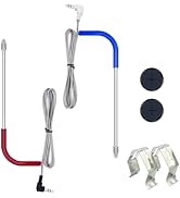 Meatender 2-Pack Replacement Meat Temperature Probe Kit Compatible with Traeger Pellet Grills & S...
