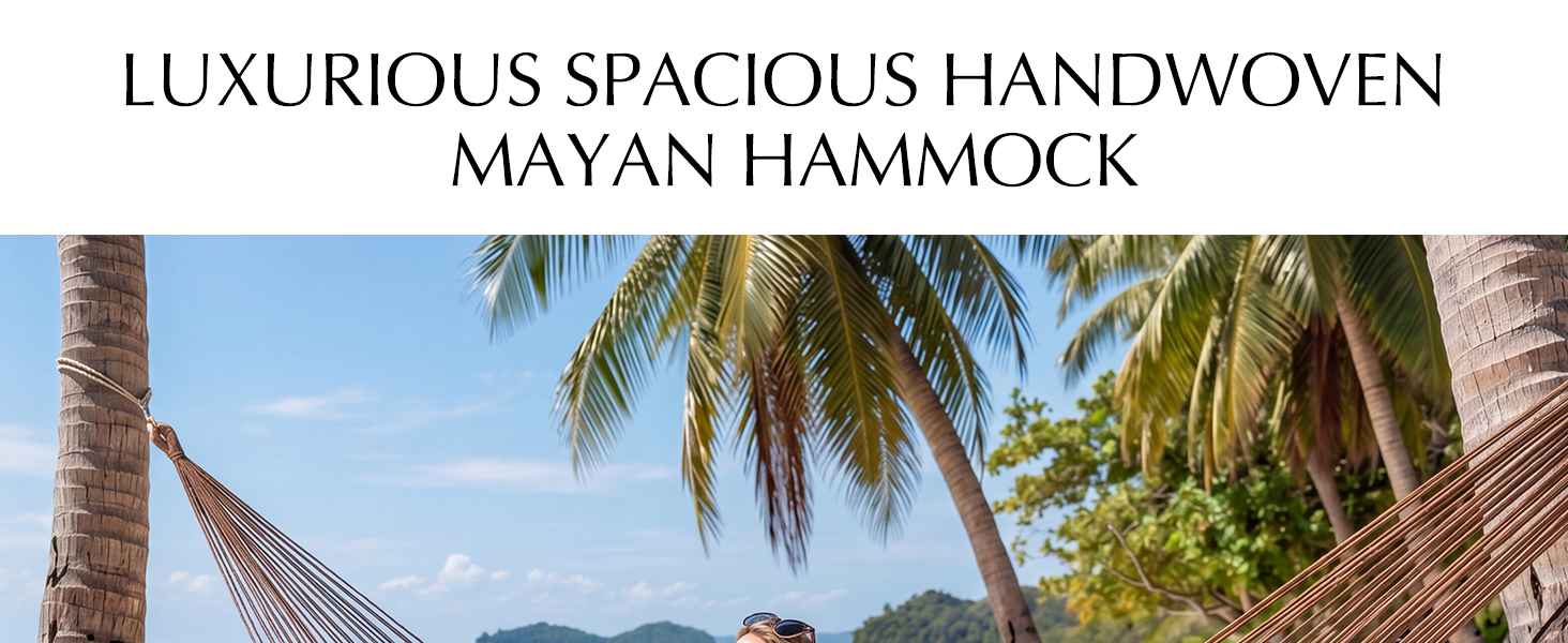 Handwoven Mayan Hammocks for Outside
