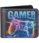 bipkonu Kids Wallet for Boys, Birthday Gift for 5 6 7 8 9 10 11 12 Year Old Boy, Funny Game Walle...