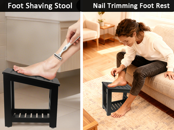 shower foot rest