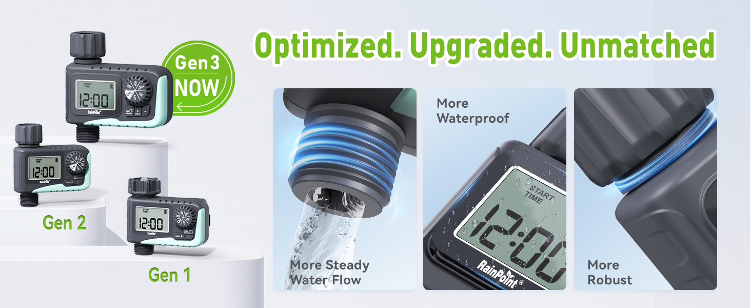 Gen3 sprinkler timer