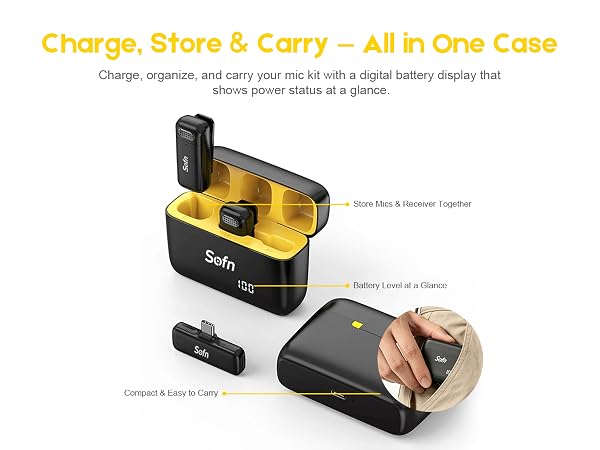 Charge Store Carry- All in One Case