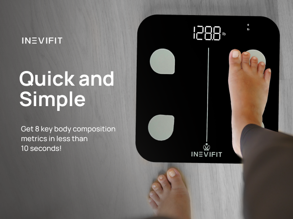 I-BF003 - Bluetooth Smart Body Fat Scale - Premium A+ - mobile