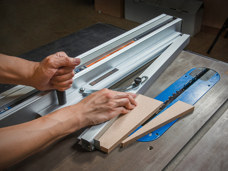 taper jig table saw straight line ripping furniture making chair legs woodworking accessory 71035