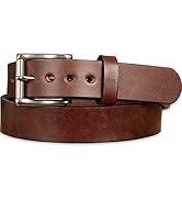Bullhide Belts, Non Stitched Mens Leather Belt for Work, CCW Carry, 1.50" Wide, USA Made