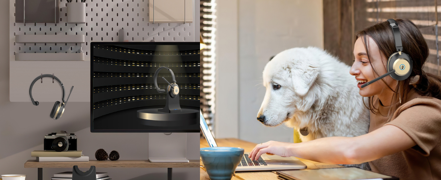 LUXEE wireless headset for work from home