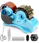 Blue Heat Tape Dispenser Sublimation - Heat Transfer Tape Dispenser with Cutting Tools, 1 '' & 3'...