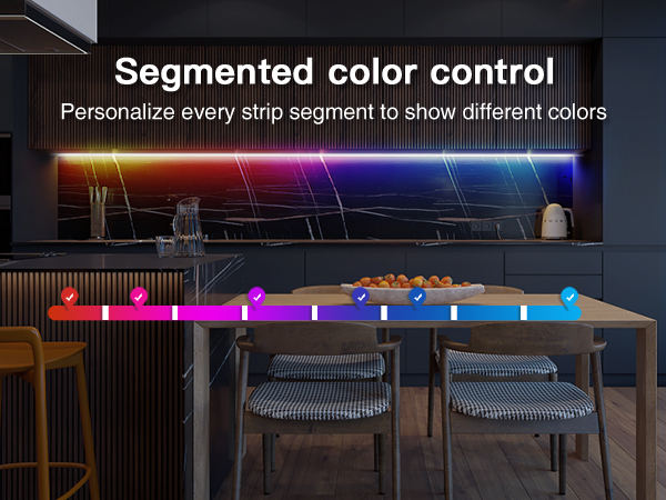 segmented color control