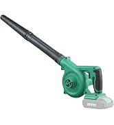 K I M O. Cordless Leaf Blower & Vacuum w/2 X 2.0 Battery & Charger, 2-in-1 20V Leaf Blower Cordle...