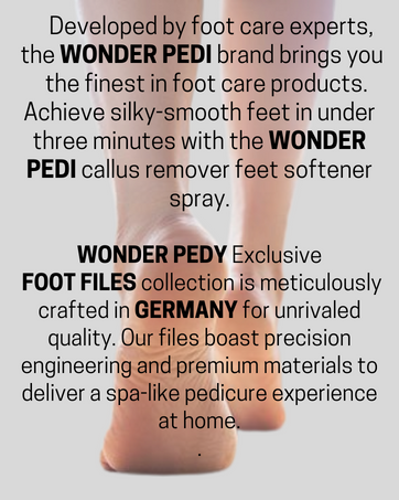 WONDER PEDI brand brings you the finest in foot care products callus remover