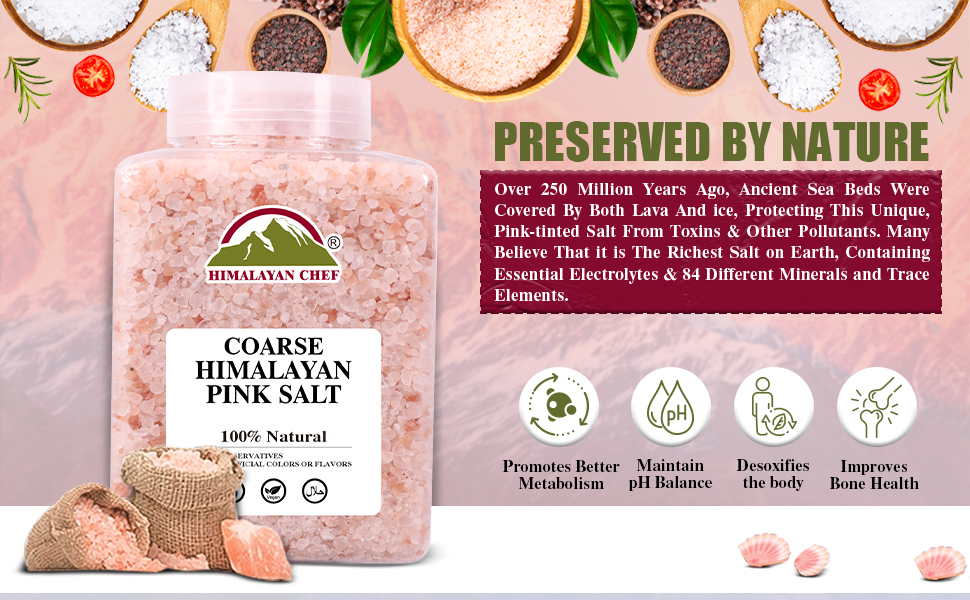pink salt coarse