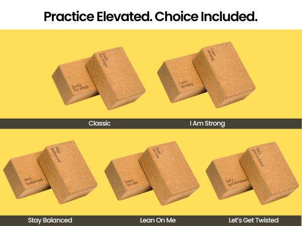 cork yoga blocks