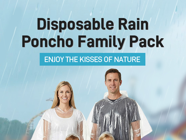 ponchos family pack