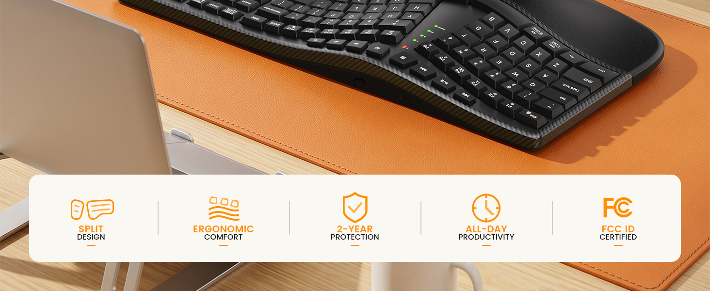 Wireless Keyboard and Mouse Combo