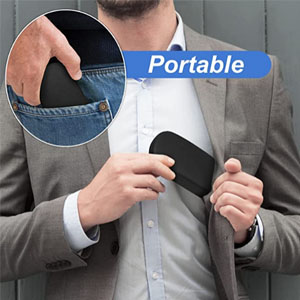 Eyeglass Case with Cleaning Cloth, Glasses Case Hard Shell Fits Most Glasses