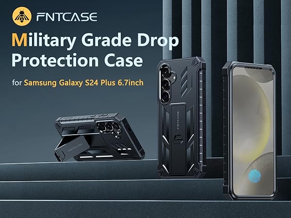samsung s24 plus case with screen protector