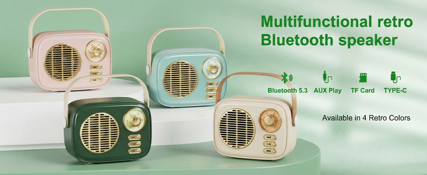retro bluetooth speaker
