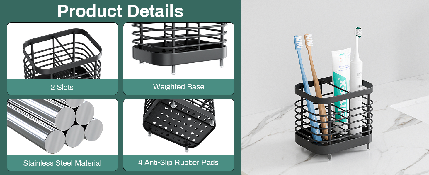 Electric Toothbrush Holder for Bathroom