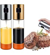 Cdycam Oil Sprayer for Cooking, Control Diet 100ml Food-grade Glass Olive Oil Sprayer Mister Meas...