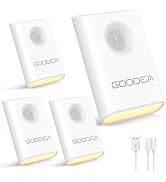 Rechargeable Battery Night Light with Motion Sensor, Wireless, Magnetic & Dimmable Stair Light, P...