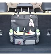 Viaviat Hanging Car Trunk Organizer and Storage, Premium Faux Leather Large Capacity Storage Acce...