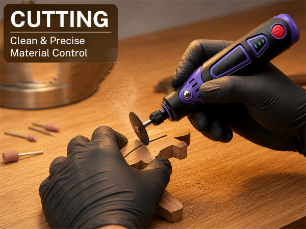 wood, plastic, thin metal DIY hobbyists, professional craft projects