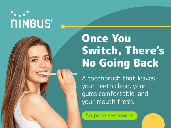Girl brushing teeth with toothbrush to clean teeth comfortable for gums and fresh breath