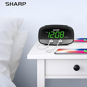 bedside clock, office clocks, kids room charging stations