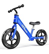 HAWEEK Toddler Balance Bike 12” No Pedal Training Bicycle for Kids 24 Months to 5 Years Tool-Free...
