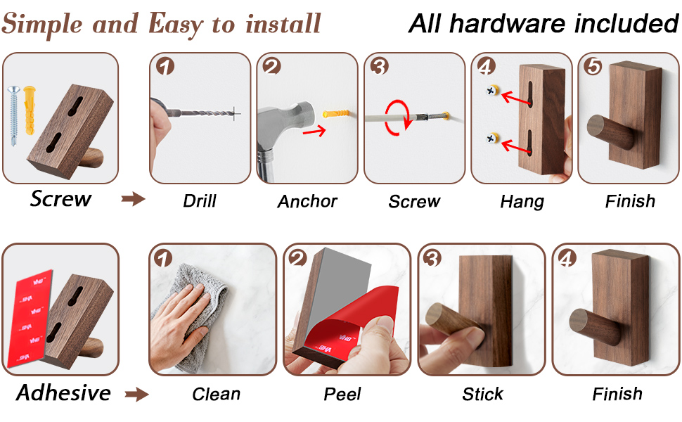 adhesive wall hooks, adhesive coat hooks, sticky hooks, stick hooks, key holder, key hooks