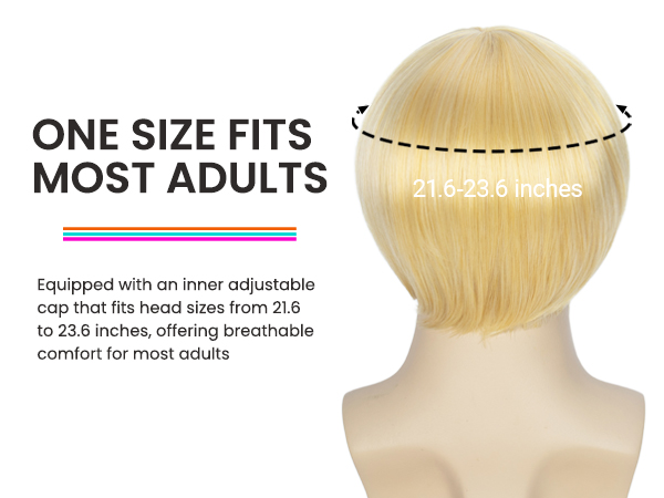 Light Yellow Bob Wig