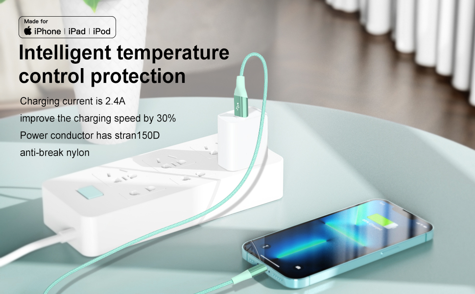 6ft iphone charger cord
