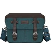MOSISO Camera Case Crossbody Shoulder Messenger Bag, DSLR/SLR/Mirrorless Photography Vintage PU L...