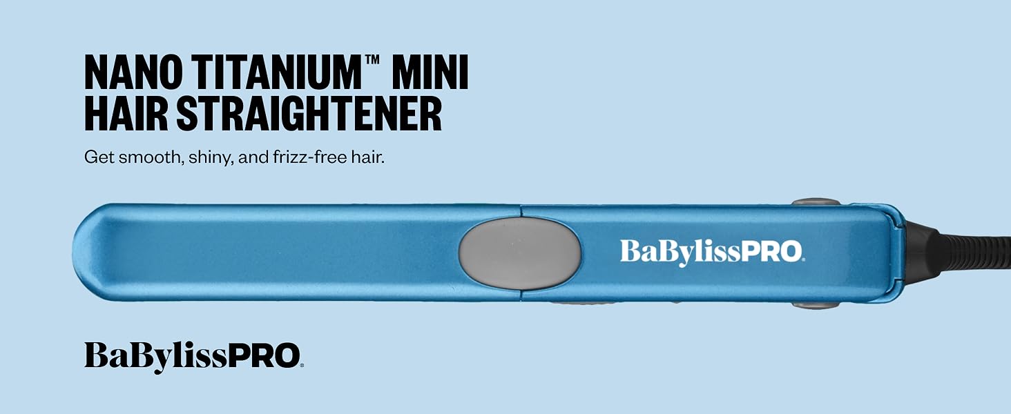 NANO TITANIUM mini hair straightener