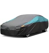 SEAZEN Car Cover Waterproof All Weather, Outdoor Car Covers for Automobiles, UV Snow Wind Protect...