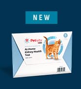 Petivity at-Home Kidney Health Test Kit for Cats, Powered by Purina - 1 Ounce (Pack of 3)