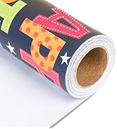 NESCCI Birthday Wrapping Paper,Birthday Gift Wrapping Paper,Wrapping Paper Roll-17 Inch X 32.8 Fe...