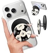Kidcube Magnetic Phone Grip Compatible with Magsafe - Cell Phone Grip Stand Magnetic Ring Holder ...