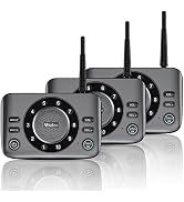 Hands-Free Two Way Intercoms Wireless for Home Business, Wuloo Upgrade Audio Intercom System for ...