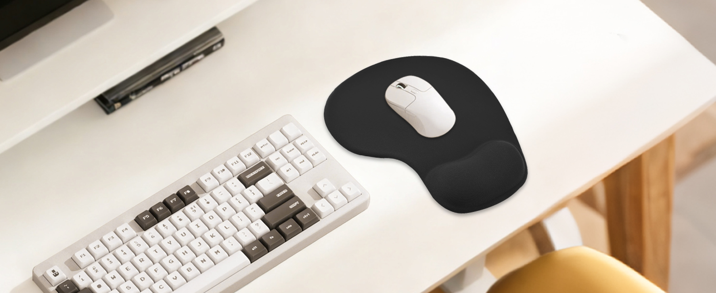 Mouse Pad with Wrist Rest Support