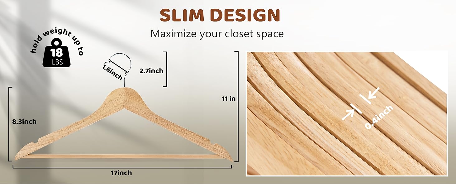 wood hangers
