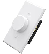 ELEGRP Digital Rotating Dimmer Switch for Dimmable LED, CFL and Incandescent Light Lamp Bulbs, Si...