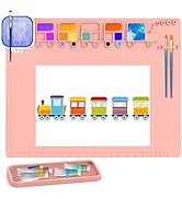 Silicone Painting Mat,Unique Cartoon Design Thickened High Pure Silicone Craft Mat,EGWON Large Si...