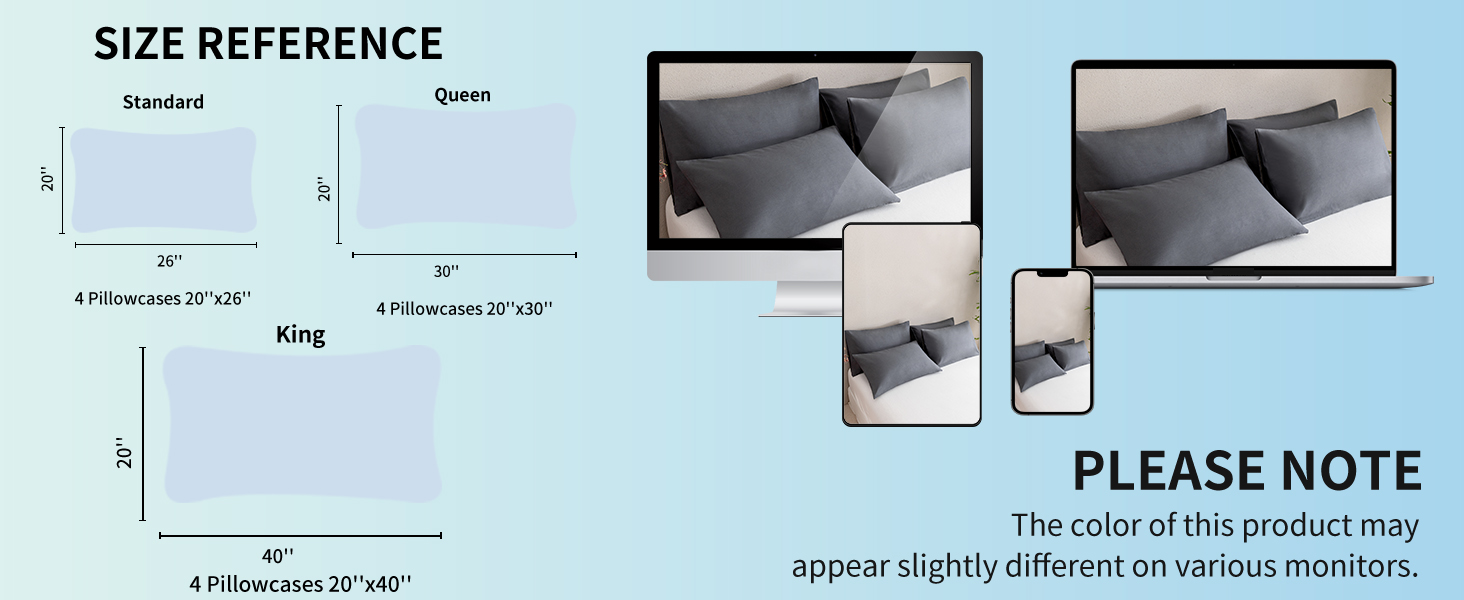 dark grey pillowcases