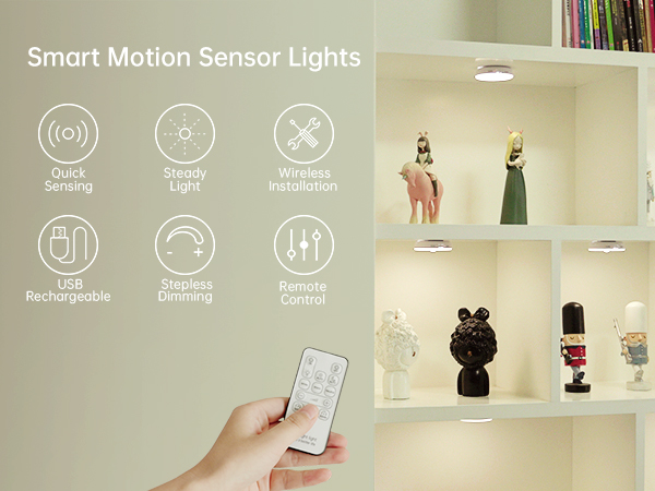 puck lights with remote 1-1