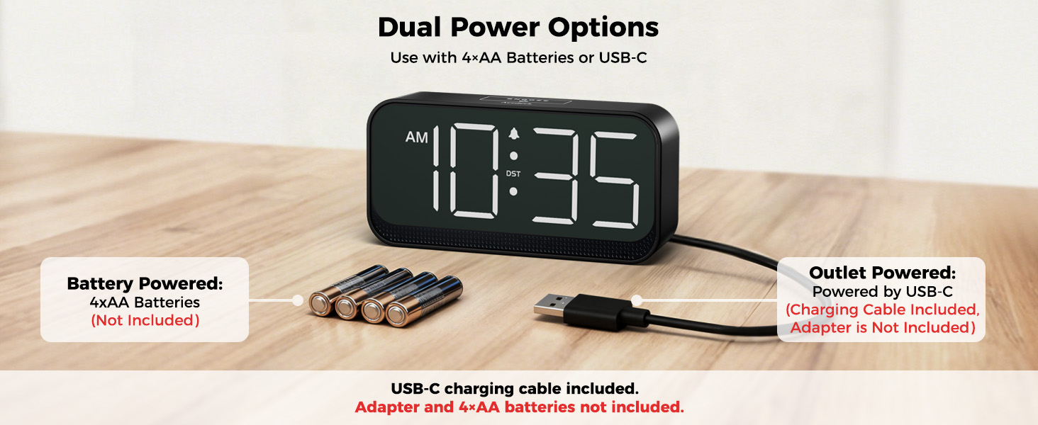 digital alarm clock