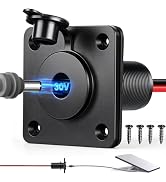 RVSPARK 30V Bulkhead Fitting Power Supply for Starlink Mini, Step Up Converter DC 10-28V Boost to...