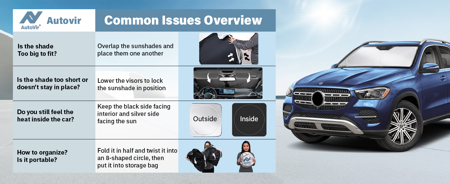 sunshade visor windshield window cover UV heat reflective privacy curtain blackout automotive